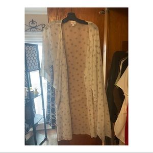 Lularoe cute star Shirley kimono M